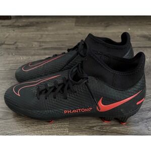 Nike Phantom GT Pro DF FG Black Chile Red CW6600-060 Men's Size 9